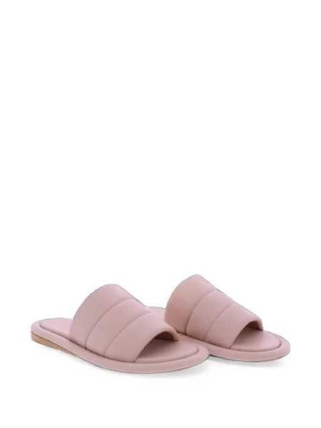 Кожени ватиран домашни пантофи Toral Shoes розово