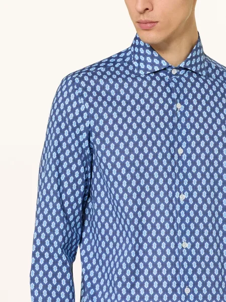 Fedeli Koszula Sean Regular Fit blau niebieska