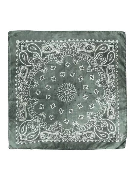 Szal Golden Goose z wzorem paisley zielona