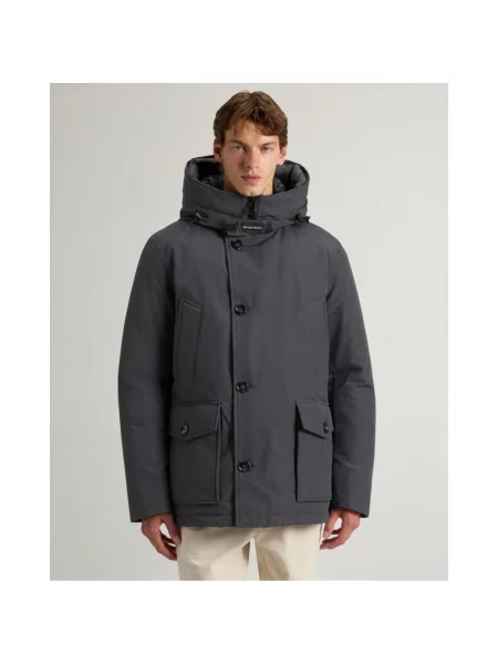 Anorak Woolrich szara