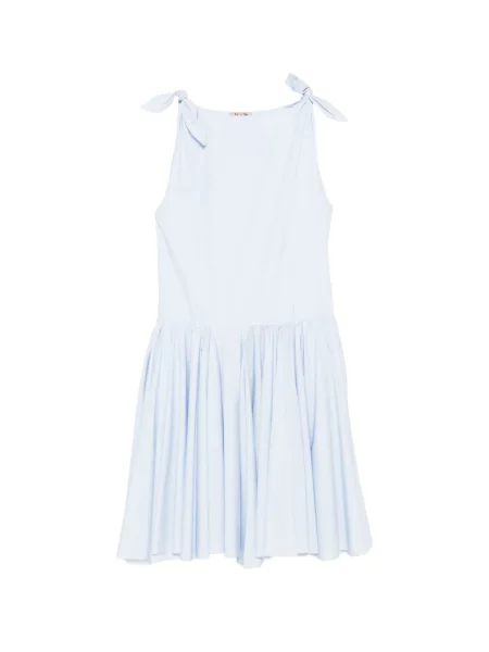 Rochie N°21 cu legături de costum cu bretele albastru