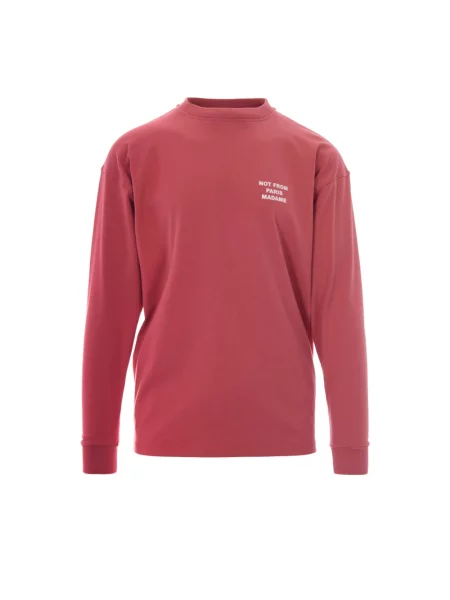 Drôle de Monsieur Slogan longsleeve różowa