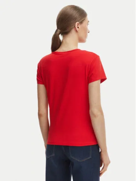 Majica Tommy Hilfiger oranžna