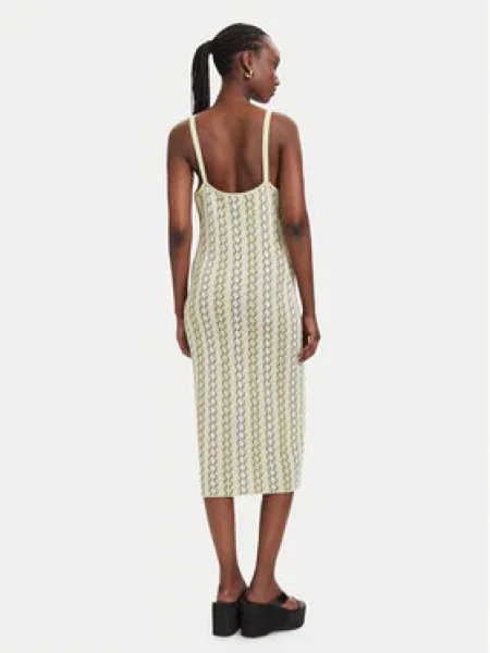 Úpletové šaty Fracomina žluté