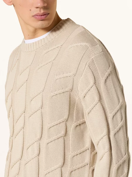 Tommy Jeans Sweter beige beżowy