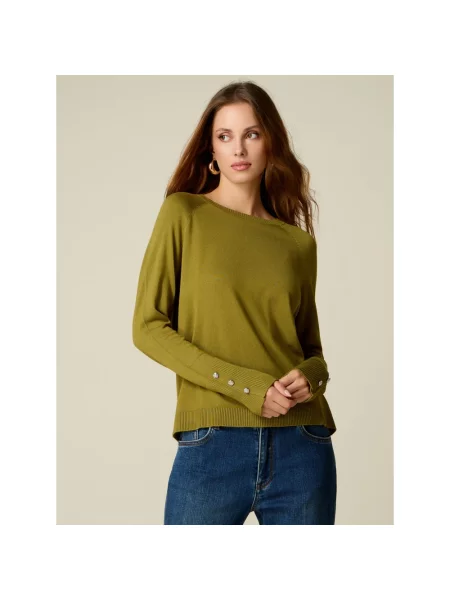 Sweter Oltre zielony