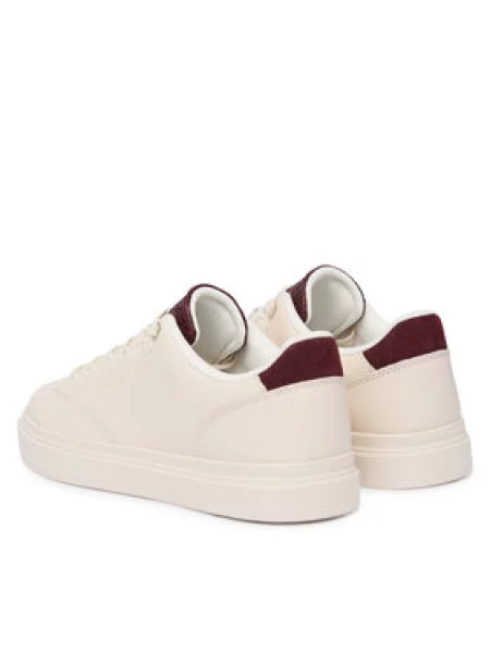 Tommy Hilfiger Sportcipők Th Feminine Cupsole Monogram Krém