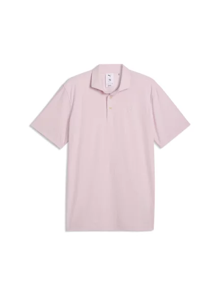 Koszulka polo PUMA x ARNOLD PALMER TextuCzerwony Akcesoria M różowy