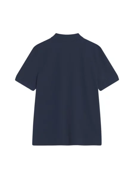 Koszulka polo Maison Kitsune niebieska