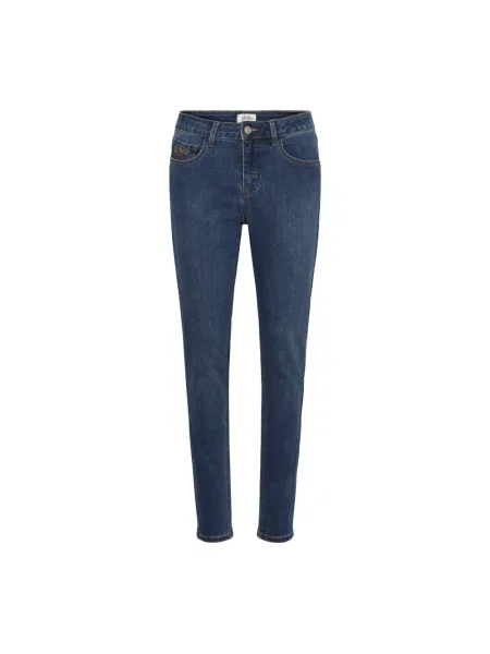 Skinny jeansy skinny Cream niebieskie