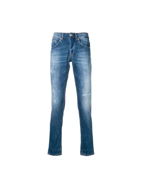 Skinny jeansy skinny Dondup niebieskie