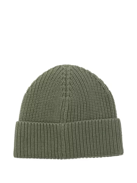 Căciulă Moncler cu nervuri cu autograf verde