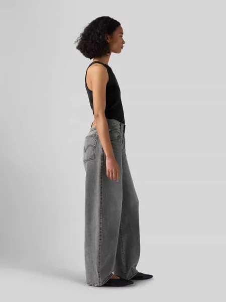 Jeansy o kroju baggy z czystej bawełny model MIDDY BALLOON' Levi's
