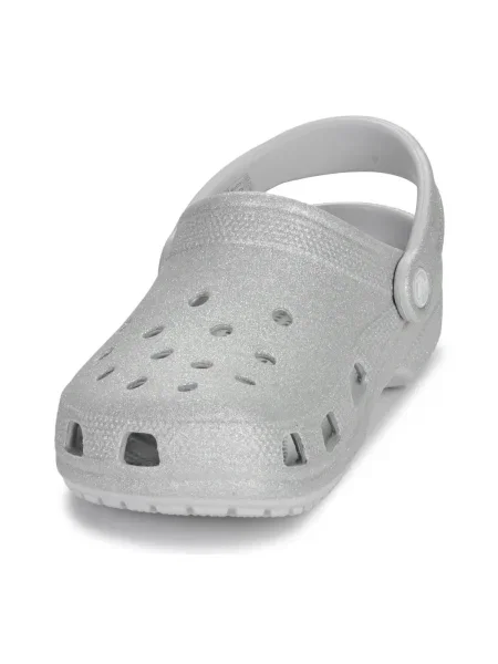 Pantofi Crocs clasici argintiu