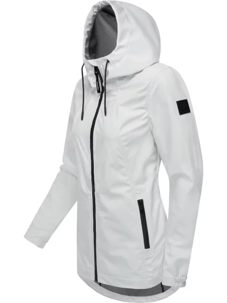 Ragwear Geacă funcțională Zuzka negru / murdar alb