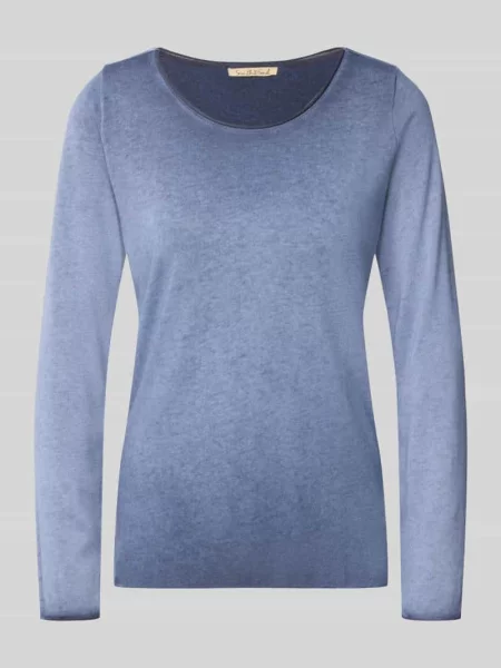 Longsleeve z okrągłym dekoltem Smith And Soul granatowa