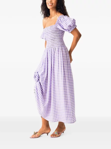 Rochie maxi Sleeper cu imagine violet