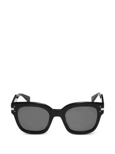 Čtvercové sluneční brýle Amiri s autogramem černé