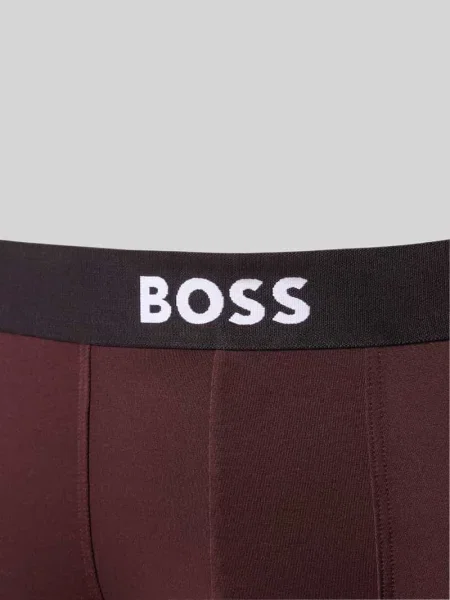Obcisłe bokserki z elastycznym paskiem z logo w zestaw 3 szt. Boss