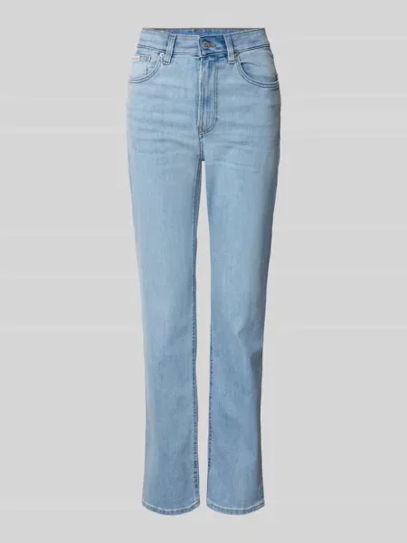 Jeansy o kroju slim fit z 5 Calvin Klein Jeans niebieskie