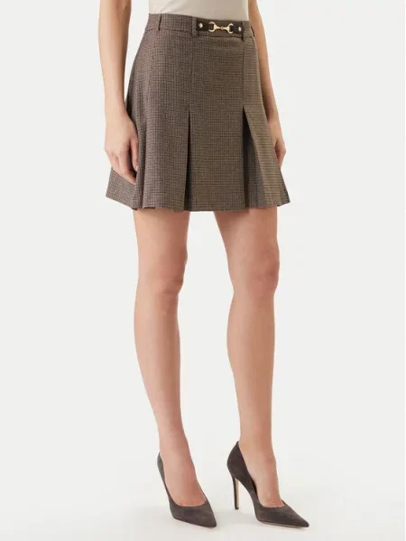 Morgan Spódnica mini brązowy