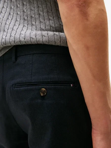 Παντελόνι Tommy Hilfiger τσέπες με κουμπιά μπλε