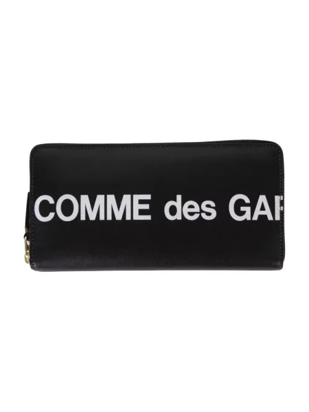 Portfel Comme Des Garcons Wallets z logo czarny