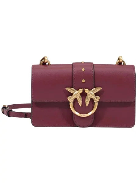 Kožená crossbody kabelka Pinko