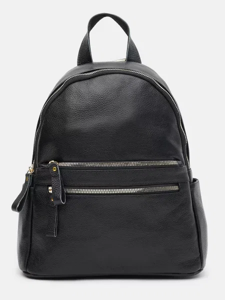Кожаный рюкзак Borsa Leather черный