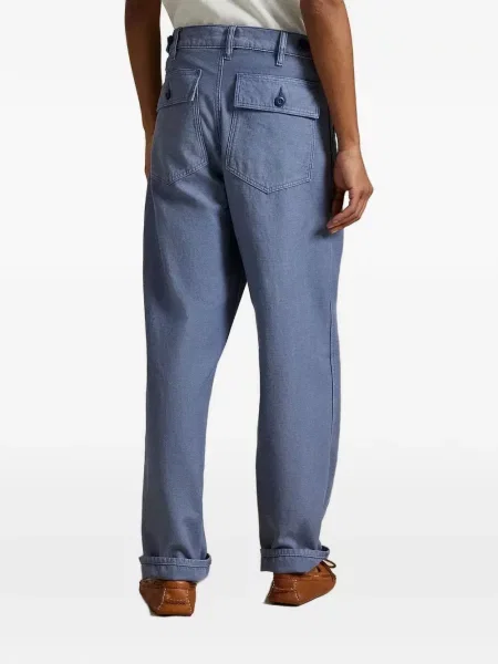 Kołnierzykowy polo Polo Ralph Lauren z frędzli w paski czerwone