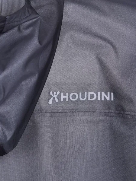 Geacă Houdini Sportswear cu glugă gri