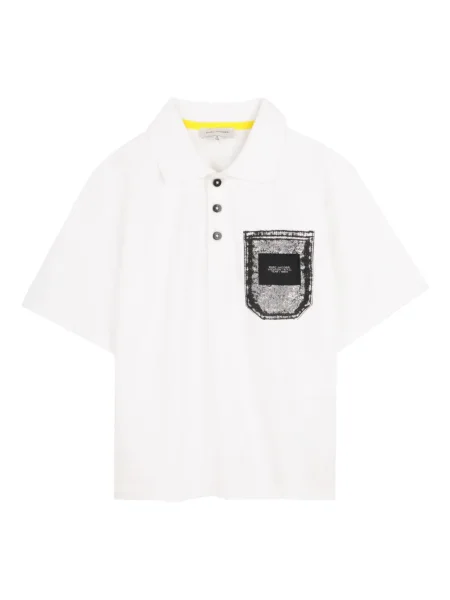 Koszulka polo dziecięca Marc Jacobs biała