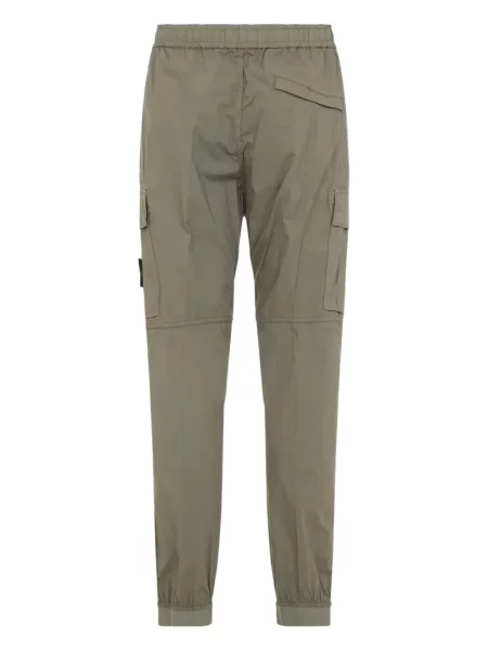 Pantaloni cargo Stone Island cu strasuri verde