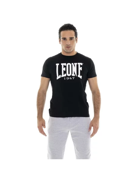 Scurt tricou Leone 1947 cu mâneci scurte cu autograf negru