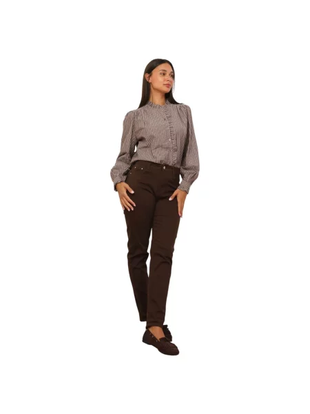 Pantaloni La Modeuse maro