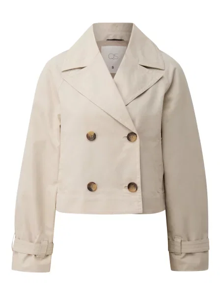 QS Geacă de primăvară-toamnă deschis bej