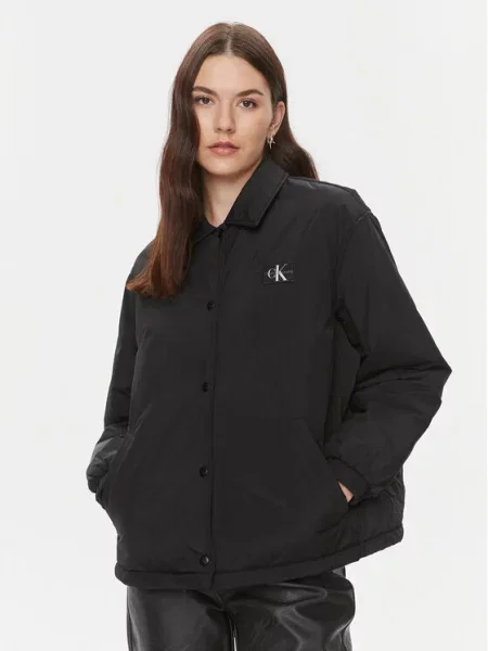 Calvin Klein Jeans Demisezoninė striukė Skater juoda
