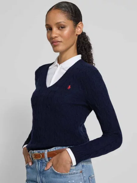 Polo Ralph Lauren Sweter granatowy