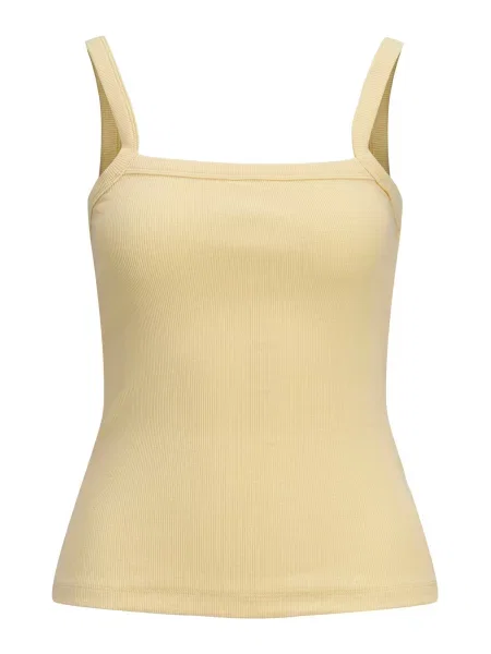 JJXX Top JXFIFI deschis galben