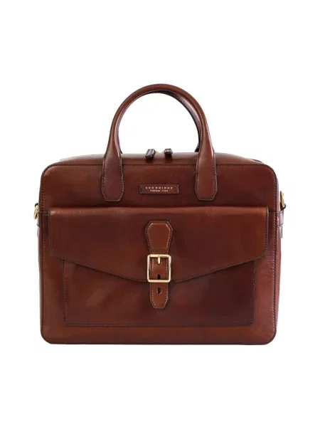 Torba crossbody The Bridge skórzana brązowa