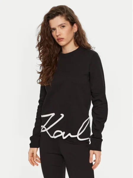 KARL LAGERFELD Суитшърт черен