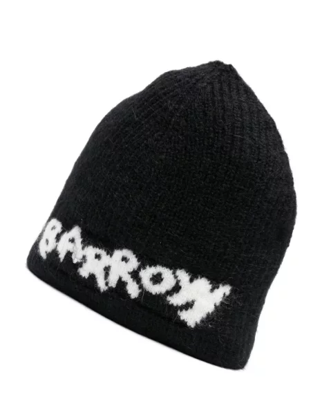Haftowana czapka Barrow czarna
