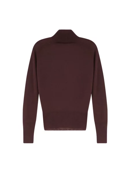 Sweter z golfem Joseph z kaszmiru brązowy