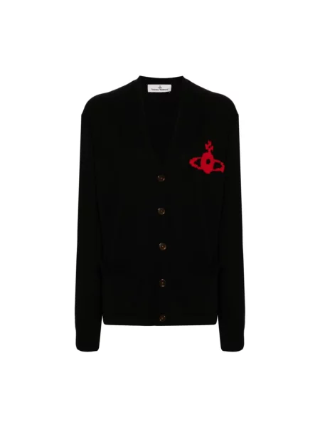 Kardigan Vivienne Westwood wełniany czarny