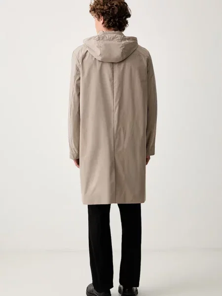 Calvin Klein długa kurtka beżowa