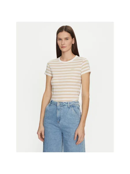 BOSS Majica Esla Regular Fit bež