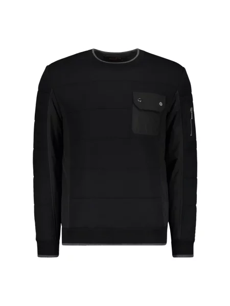 Bluza z kapturem Moorer z kapturem czarna