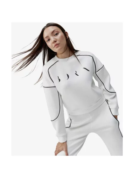 Bluza Born Living Yoga Agda Performance neutralna czarna L biała