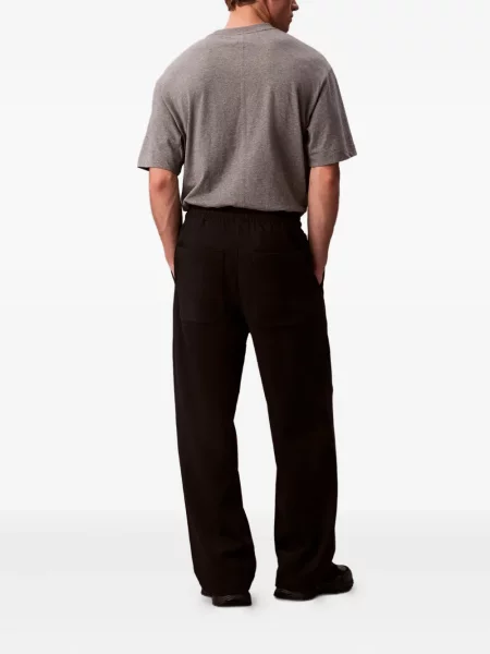 Pantaloni sport Calvin Klein cu cordon negru
