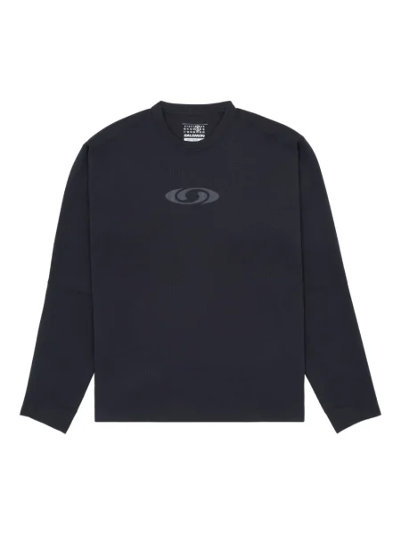 Tricou Mm6 Maison Margiela X Salomon lung negru